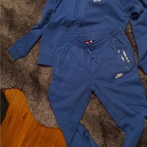Nike Youth Royal Blue Zip Pocket Joggers